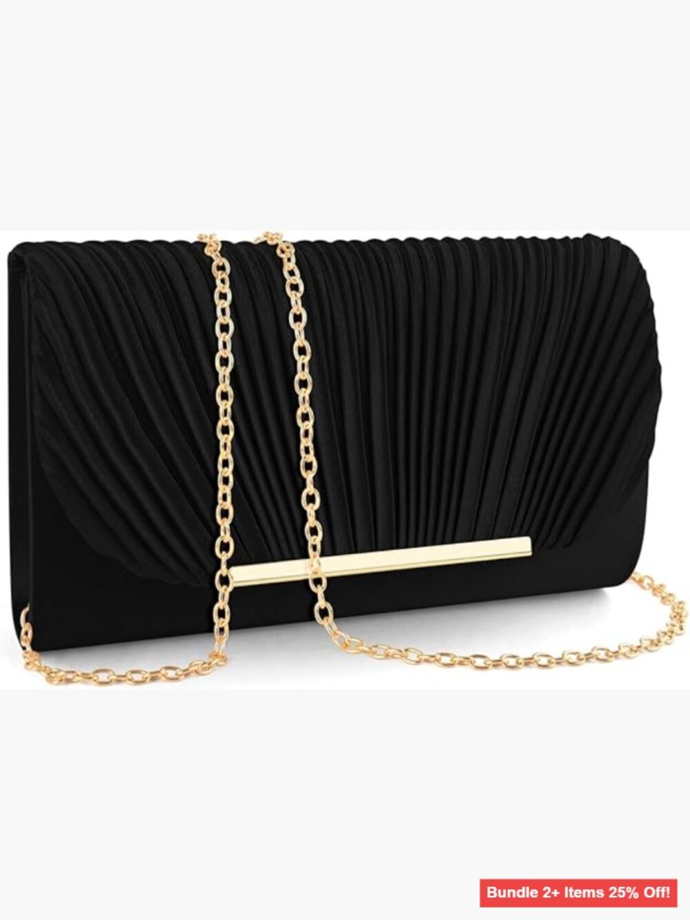 Evening Clutch Purse with Removable Chain for Formal Events Wedding Party